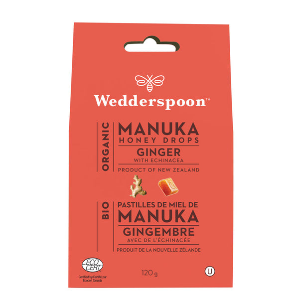 Pastilles au miel de Manuka biologique – Citron – Wedderspoon Canada