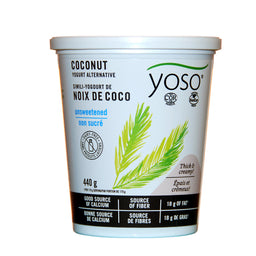 Yoso simili yogourt noix de coco non sucré sans produits laitiers