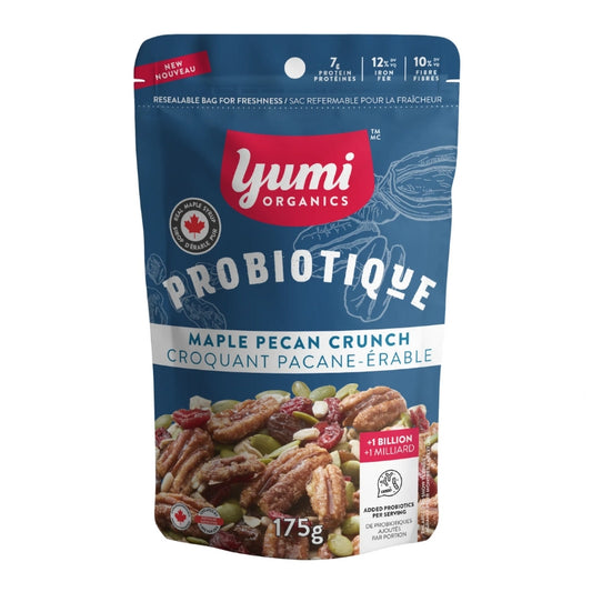 Yumi Croquant À L'Érable Et Aux Pacanes Avec Probiotique